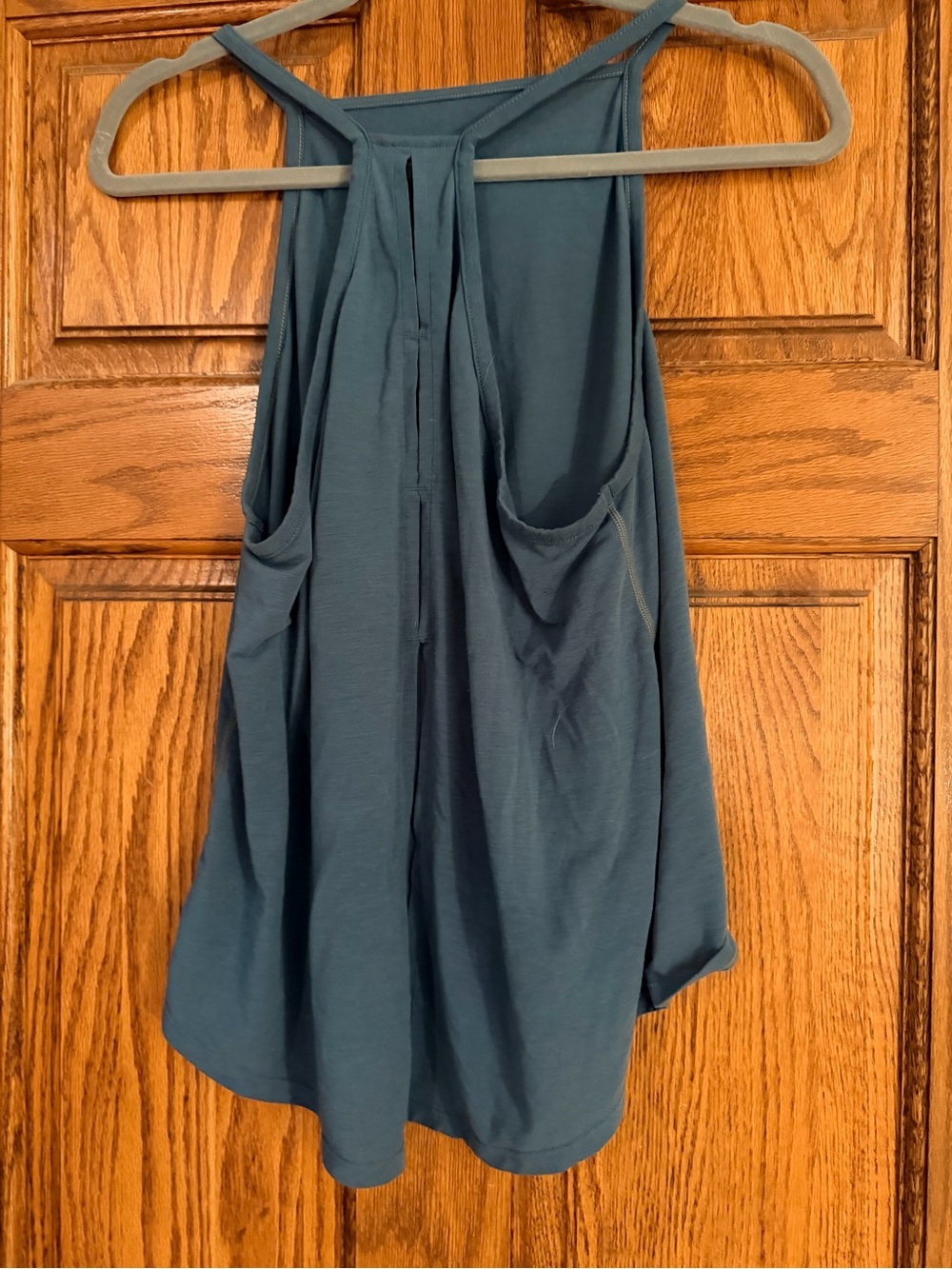Prana Teal Blue Racerback Tank Top